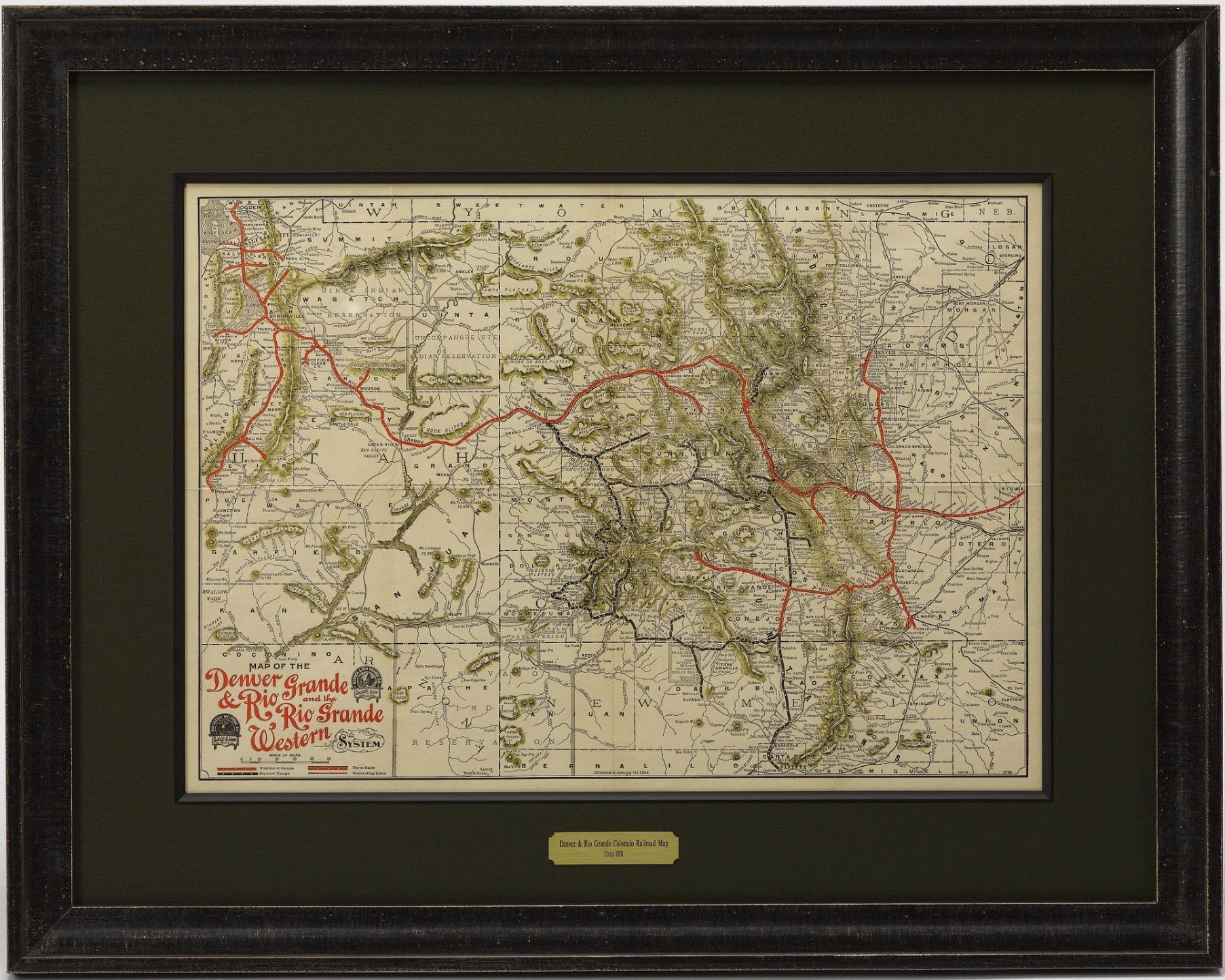 Denver \u0026 Rio Grande Railroad, image size:1805x1443