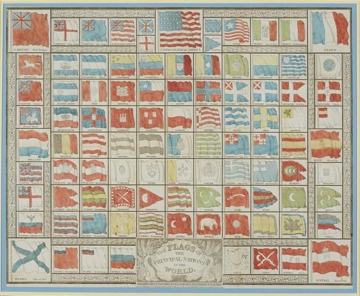 Fan of Flags? Check Out this 1837 Engraving - The Great Republic