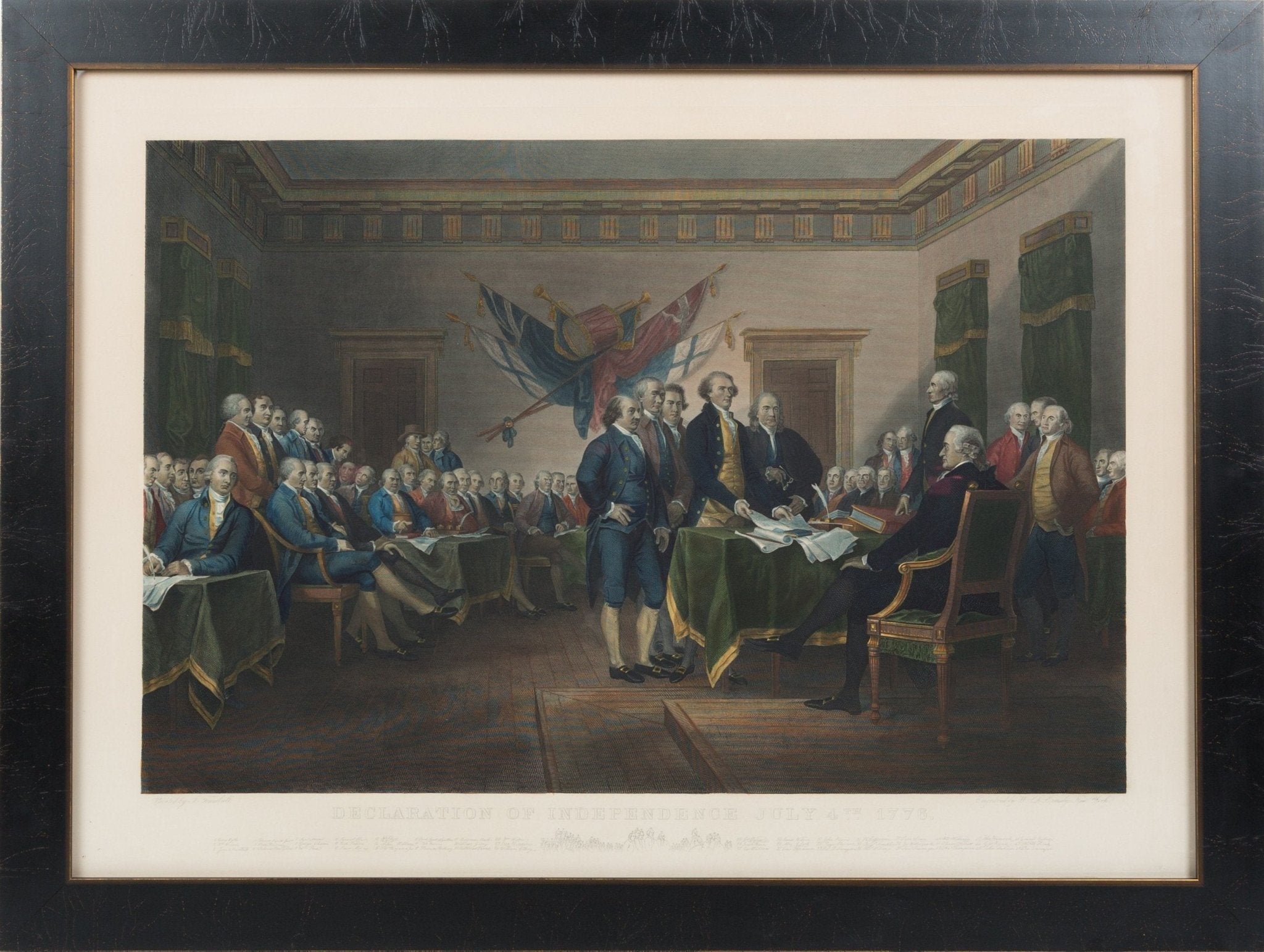 Trumbull's "Declaration of Independence" Depiction - The Great Republic