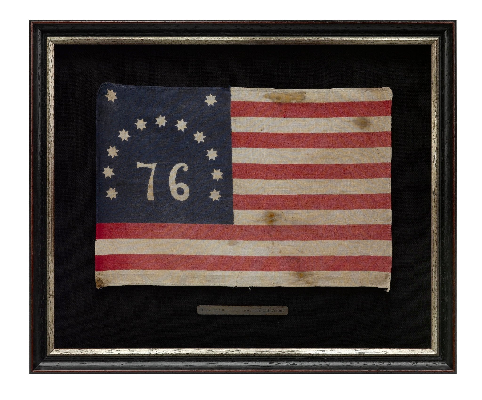13 - Star Bennington "76" Parade Flag, 20th Early Century - The Great Republic