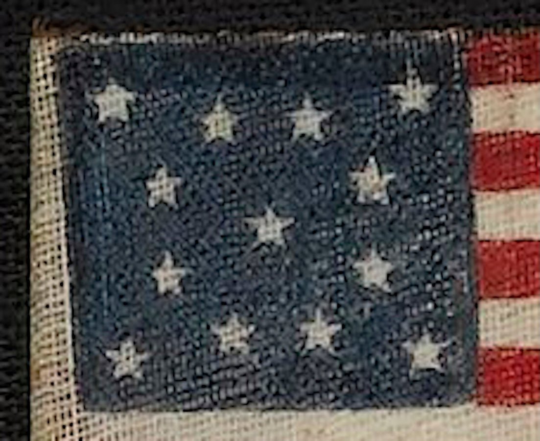13 - Star Flag Waver for the Centennial Celebration - The Great Republic