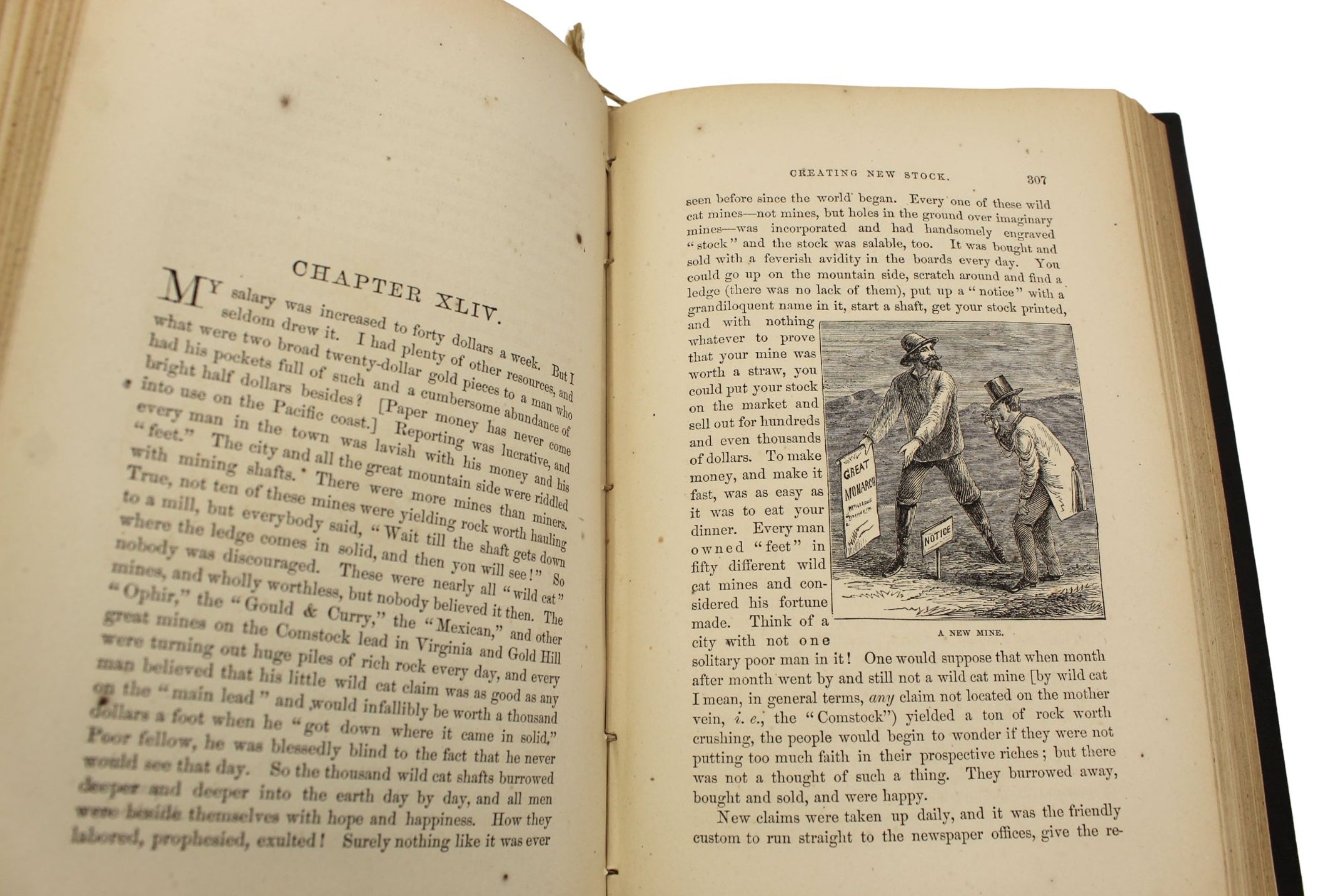 Roughing It by Mark Twain, First U.S. Edition, Later Printing, in Original Boards, 1872