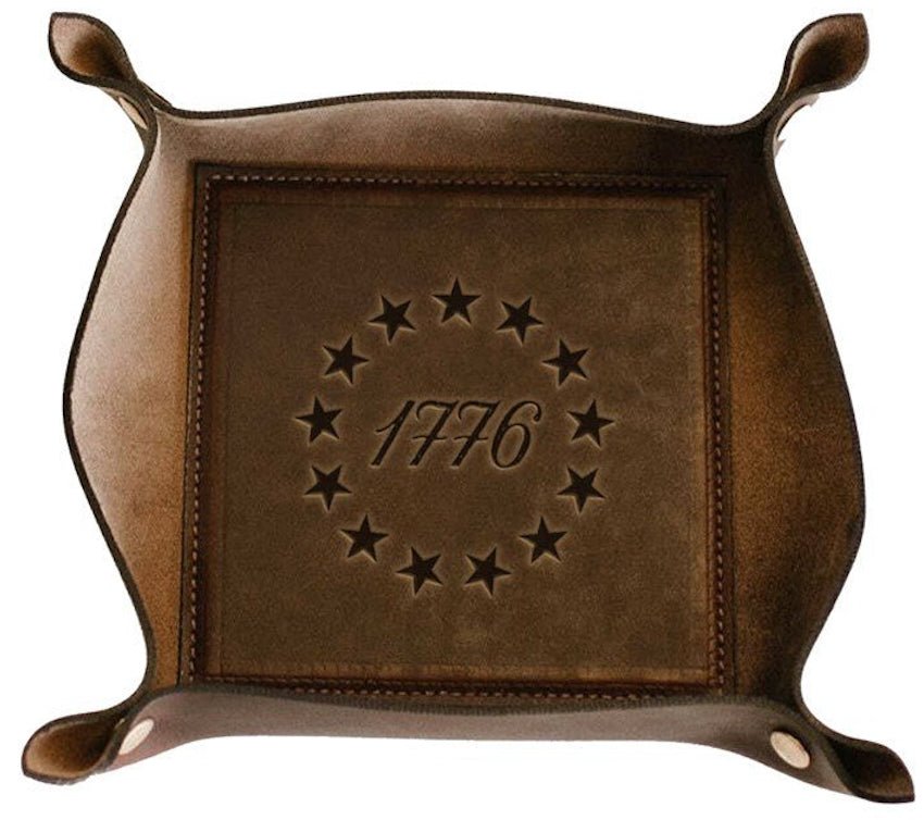 1776 Celebration Leather Valet - The Great Republic