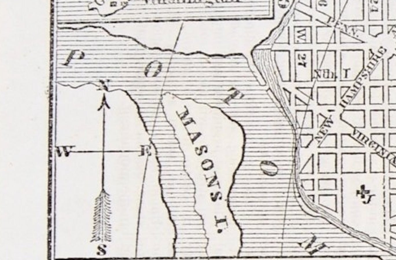 1853 “ Washington” Engraved Map from Fanning's Illustrated Gazetteer of the United States - The Great Republic
