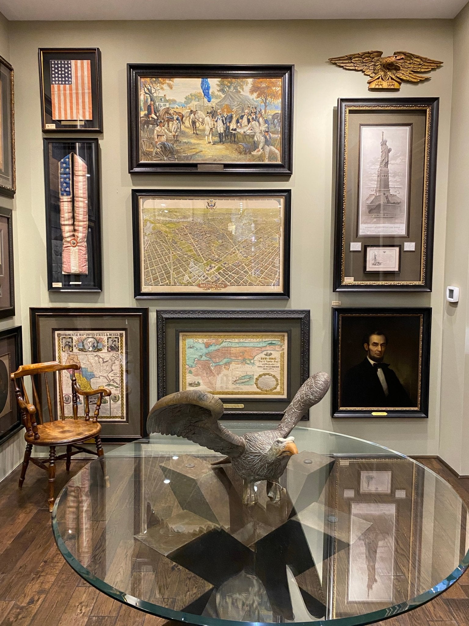 1855 "New York City & County Map with Vicinity entire Brooklyn Wiliamsburgh Jersey City" Charles Magnus - The Great Republic