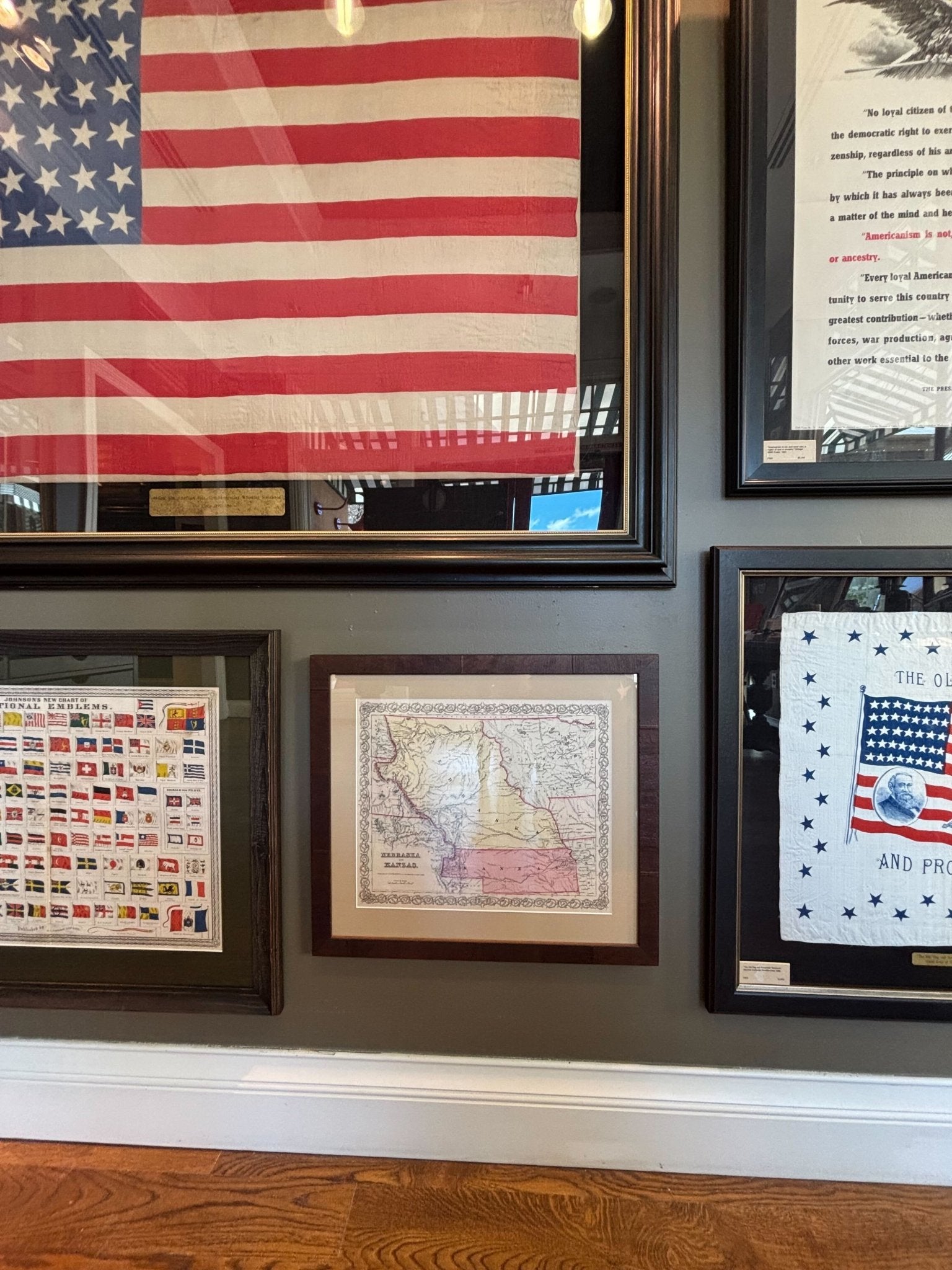 1857 "Nebraska and Kanzas" Map Published by J. H. Colton - The Great Republic