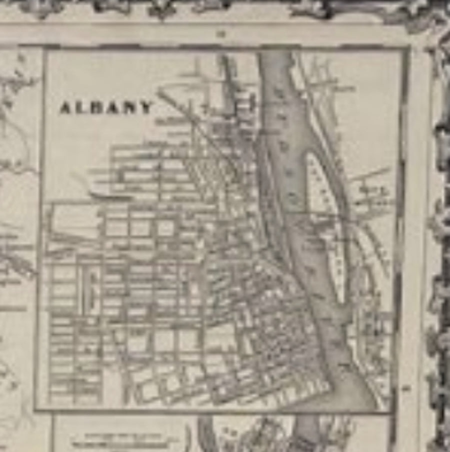 1865 "Johnson's New York" Map by Johnson and Ward - The Great Republic