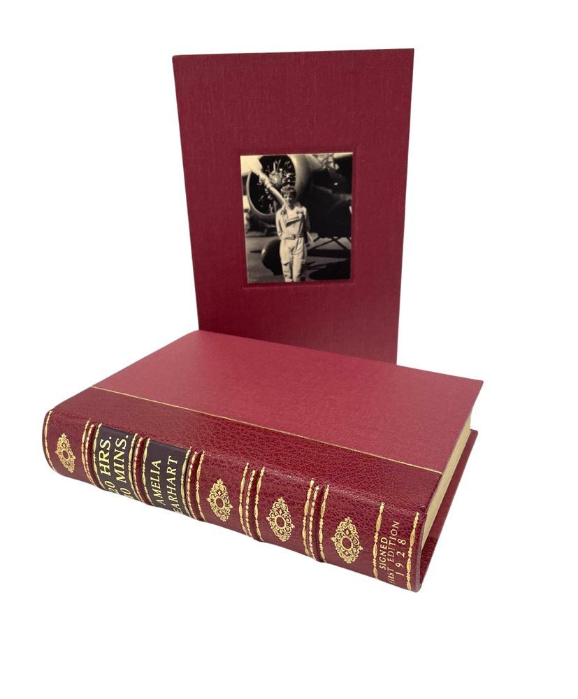 20 hrs. 40 mins. Our Flight in the Friendship, Signed by Amelia Earhart, First Trade Edition, 1928 - The Great Republic