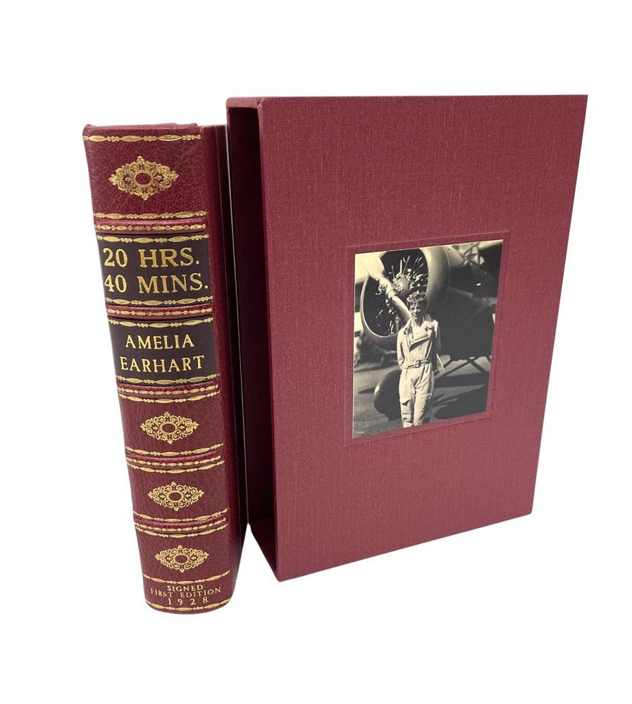 20 hrs. 40 mins. Our Flight in the Friendship, Signed by Amelia Earhart, First Trade Edition, 1928 - The Great Republic