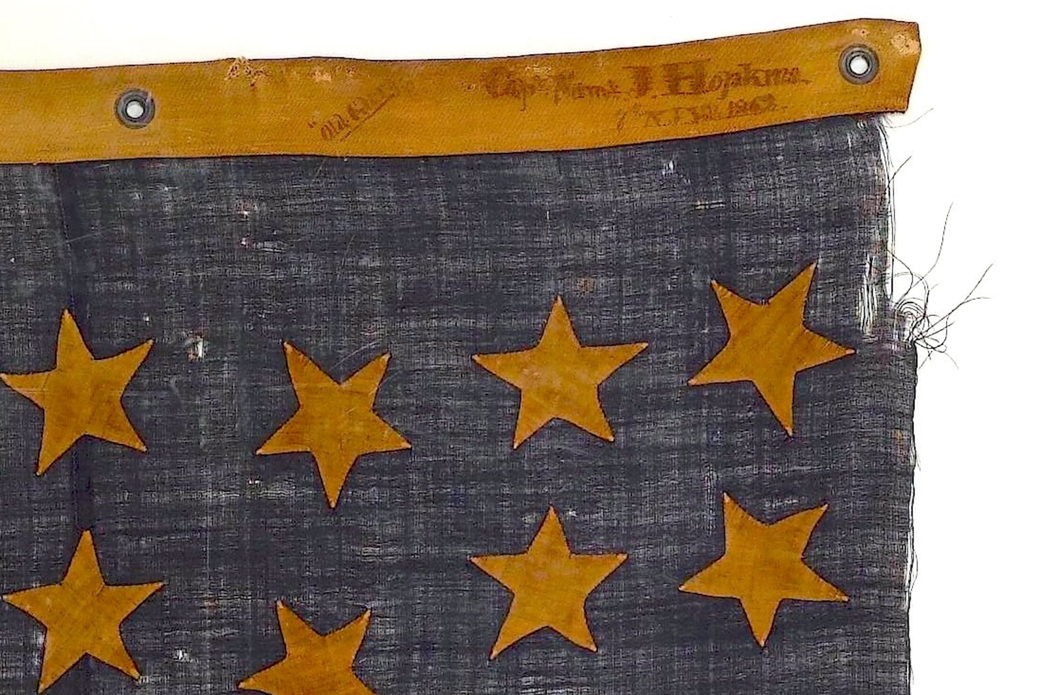 34 - Star Civil War American Flag, Used for as Recruitment for New Jersey Volunteers, 1861 - 1863 - The Great Republic