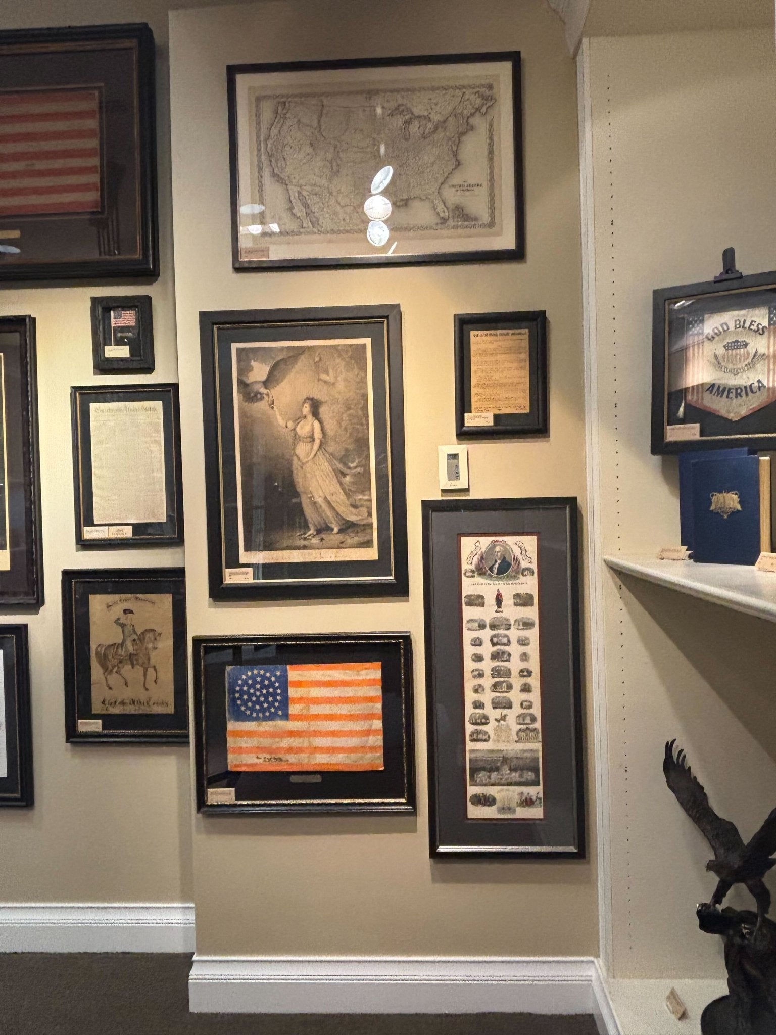 38 - Star American Parade Flag, Flown at a Reception for President Grant, 1880 - The Great Republic