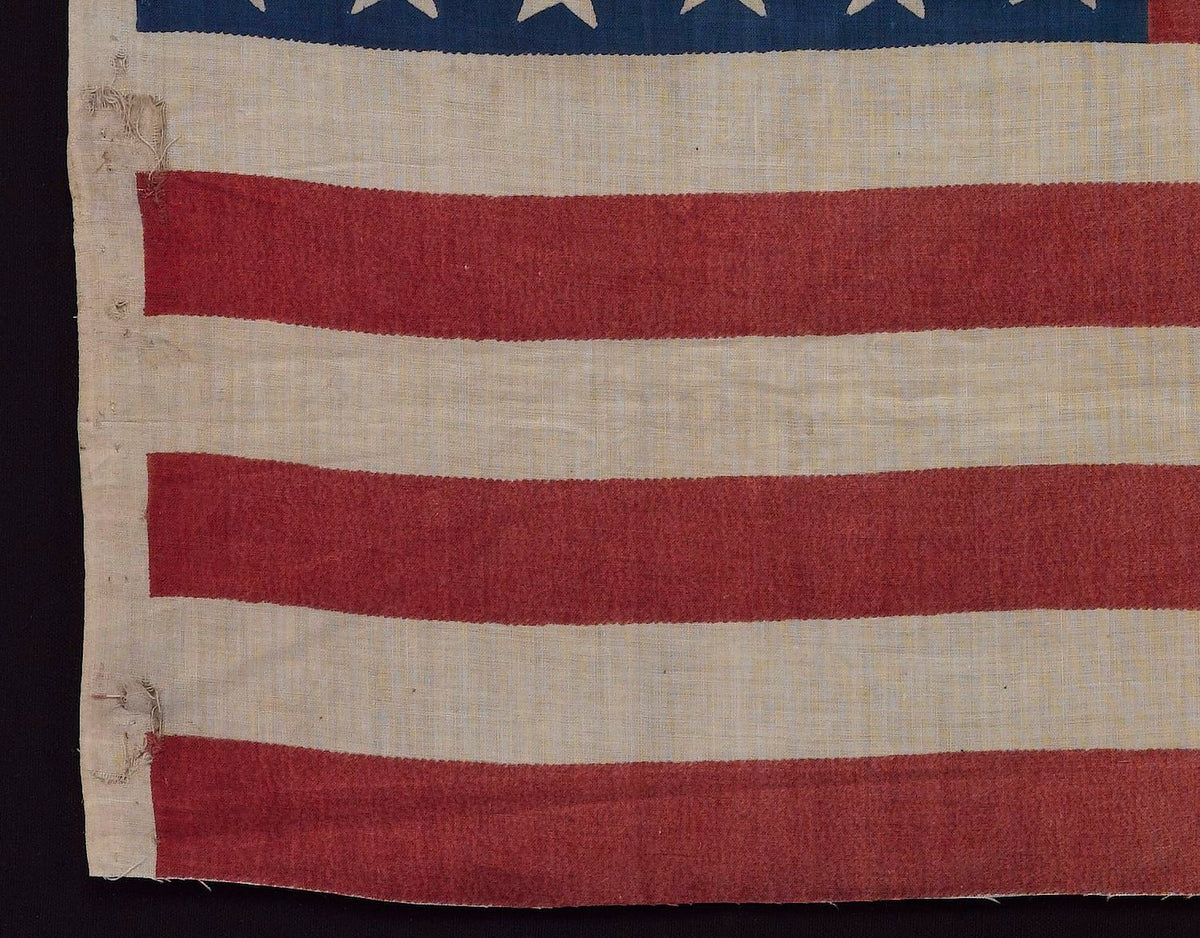 39-Star American Parade Flag, Commemorating North Dakota Statehood, Circa 1889 - The Great Republic