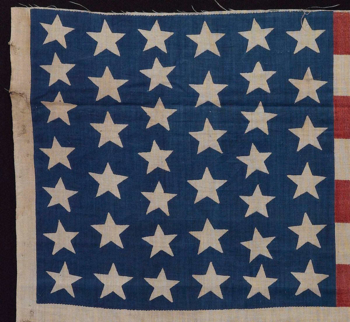 39-Star American Parade Flag, Commemorating North Dakota Statehood, Circa 1889 - The Great Republic