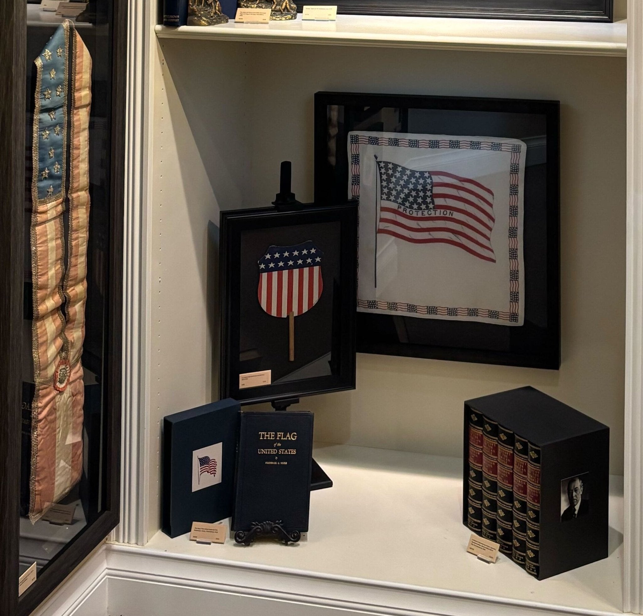 39 - Star "Protection" Benjamin Harrison Political Kerchief - The Great Republic