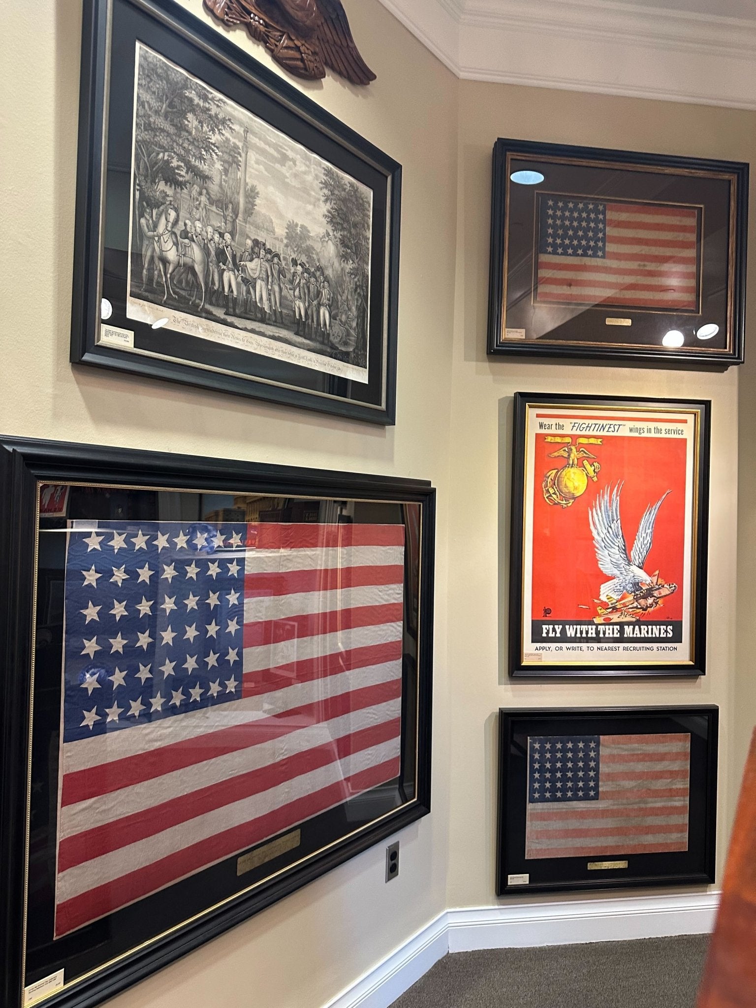 44 - Star Silk American Flag, Celebrating Wyoming Statehood, Circa 1890 - 1896 - The Great Republic