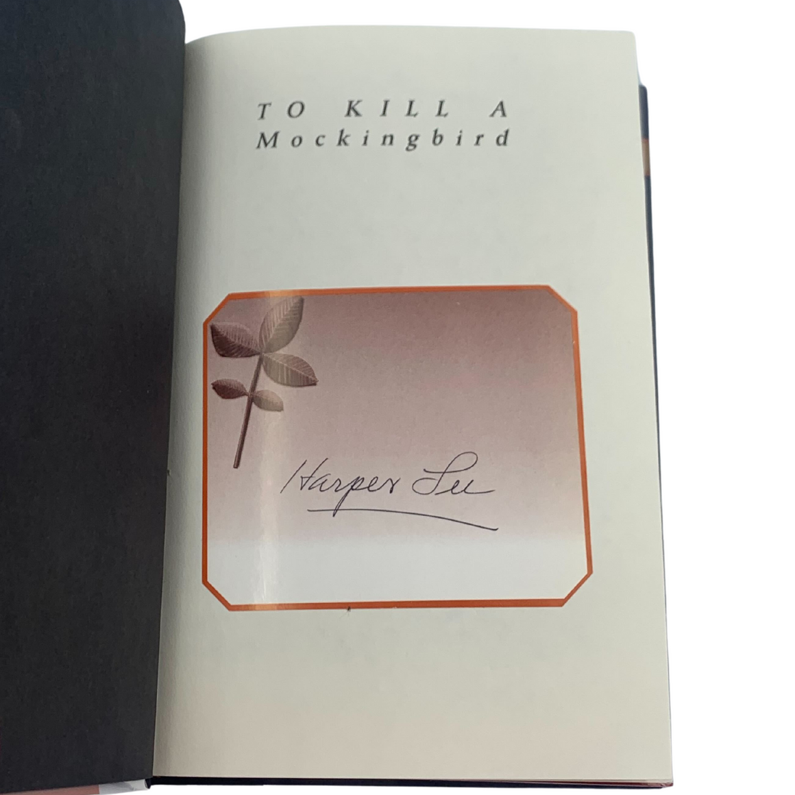 To Kill A Mockingbird, Signed by Harper Lee, Thirty-Fifth Anniversary Edition in Original Dust Jacket, 1995