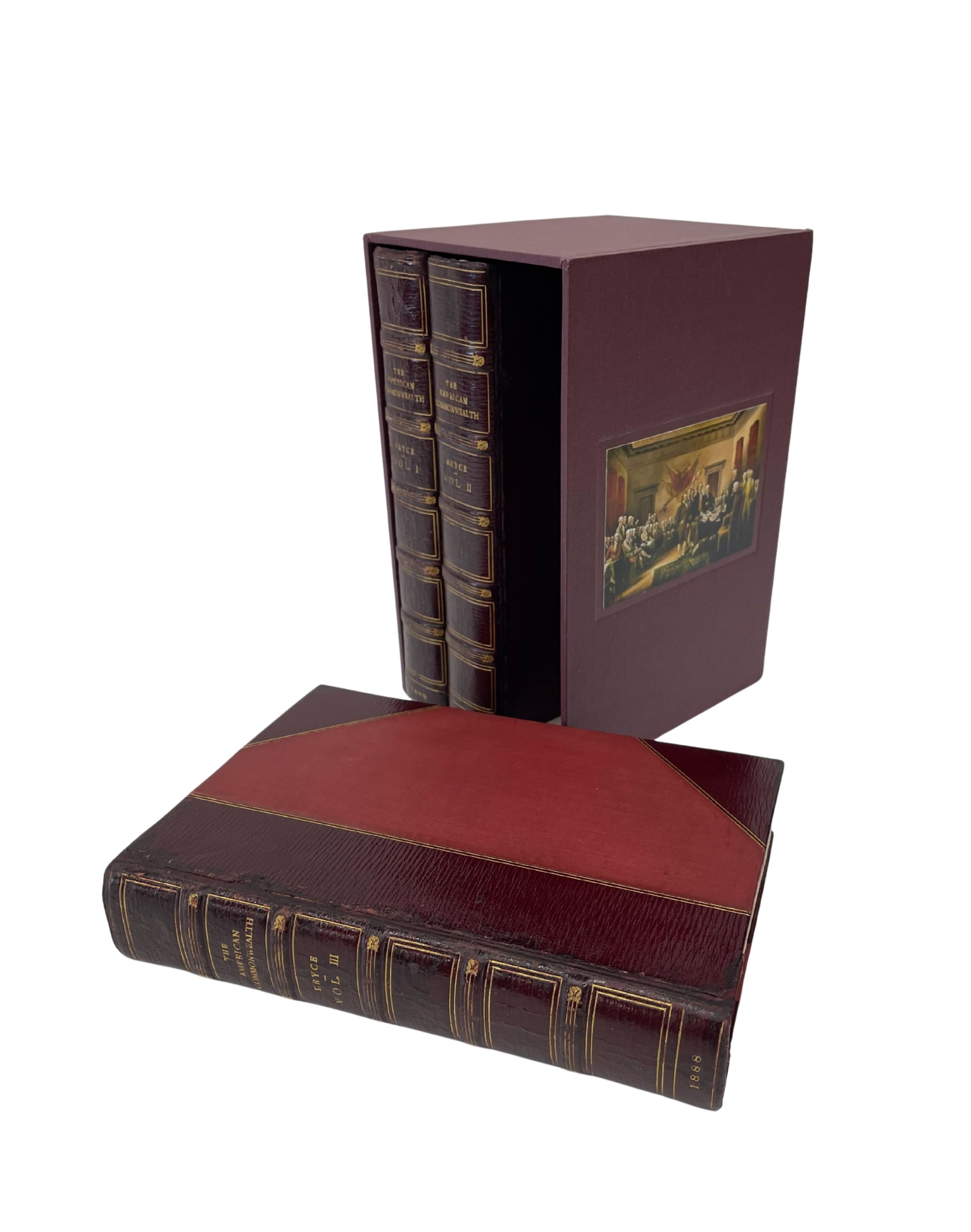 The American Commonwealth by James Bryce, First Edition, Three Volume Set, 1888