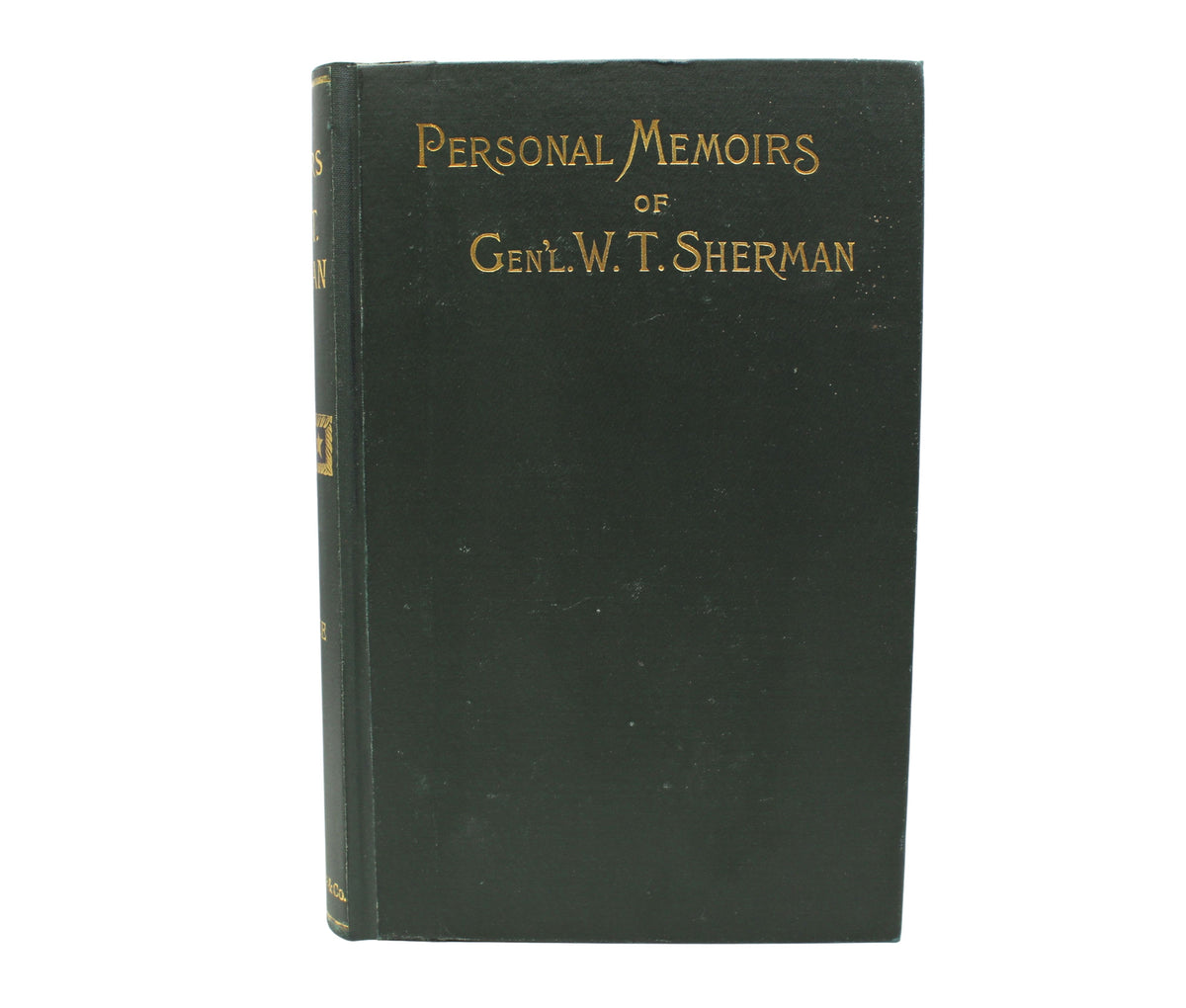 Memoirs of Gen. W.T. Sherman, Written by Himself, Fourth Edition in Shoulder Strap Binding, Two Volume Set, 1892