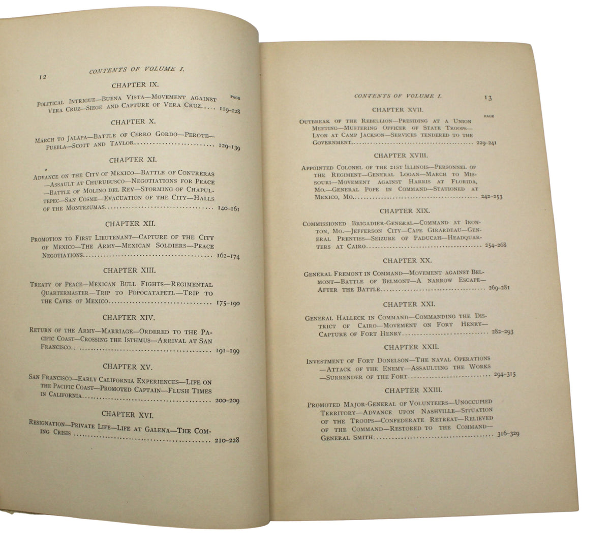Personal Memoirs of U.S. Grant, Shoulder Strap Edition, First Edition, Two-Volume Set, 1885-1886