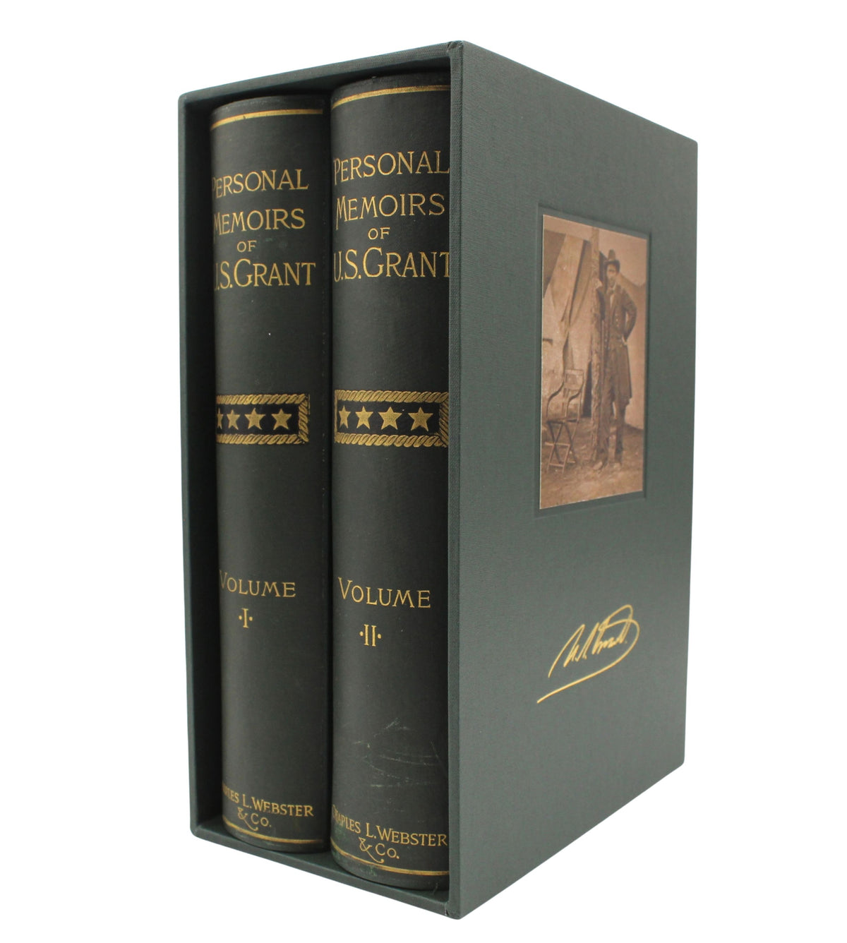 Personal Memoirs of U.S. Grant, Shoulder Strap Edition, First Edition, Two-Volume Set, 1885-1886