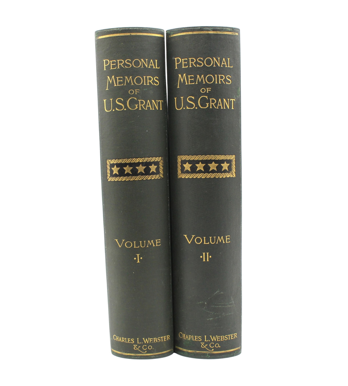 Personal Memoirs of U.S. Grant, Shoulder Strap Edition, First Edition, Two-Volume Set, 1885-1886
