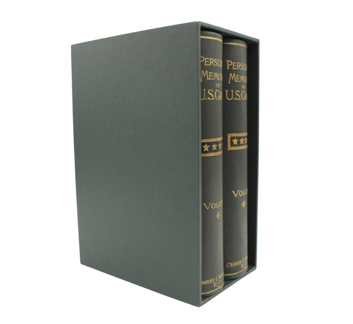 Personal Memoirs of U.S. Grant, Shoulder Strap Edition, First Edition, Two-Volume Set, 1885-1886