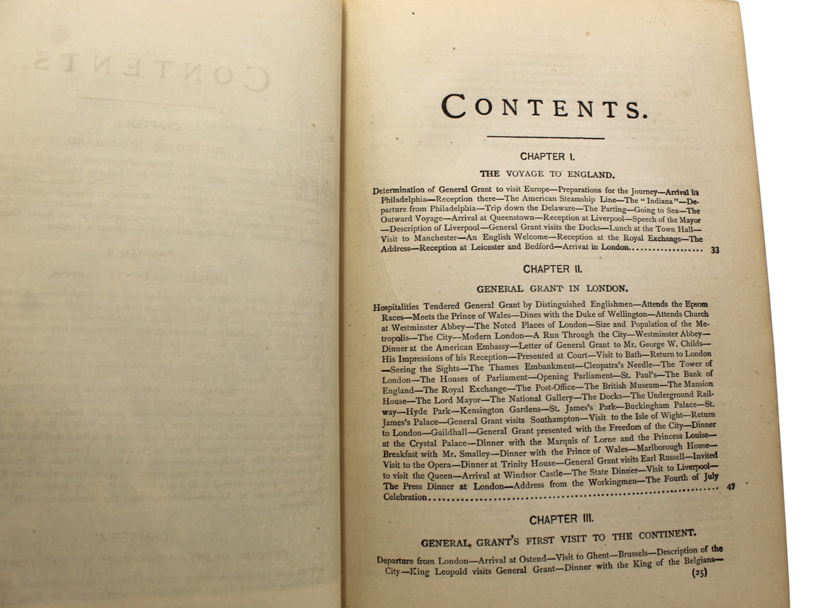 A Tour Around the World by General Grant, Being a Narrative of the Incidents and Events of His Journey by James D. McCabe, First Edition, Illustrated, 1879