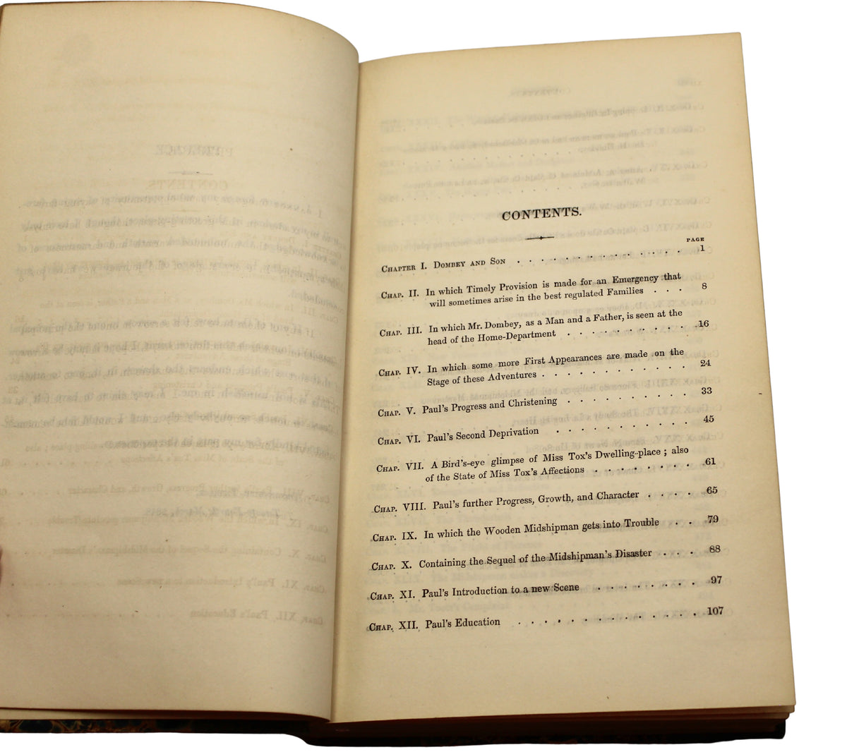 Dealings with the Firm of Dombey and Son by Charles Dickens, Illustrated by H. K. Browne, Early Printing in Two Volumes, 1848