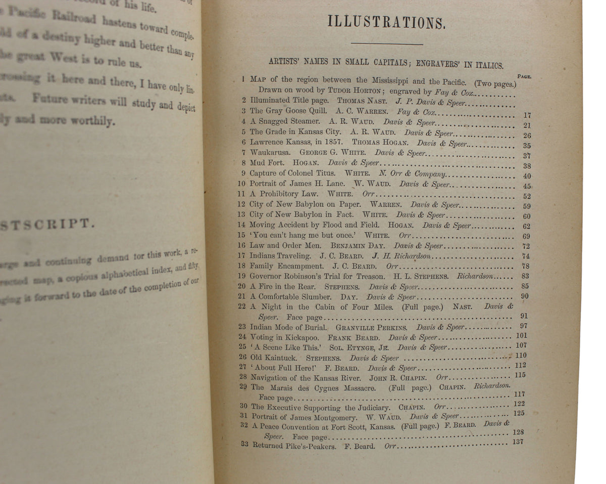 Beyond the Mississippi: From the Great River to the Great Ocean by Albert D. Richardson, New Edition, 1869