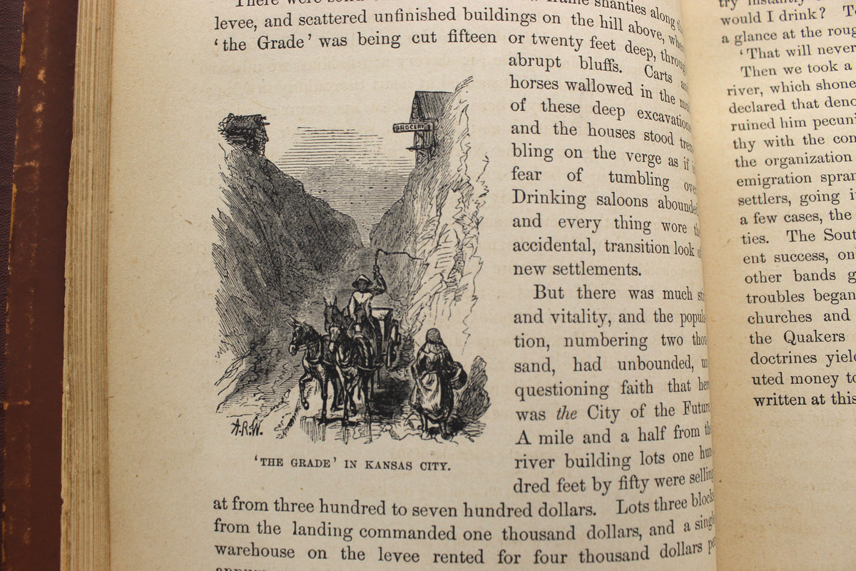 Beyond the Mississippi: From the Great River to the Great Ocean by Albert D. Richardson, New Edition, 1869