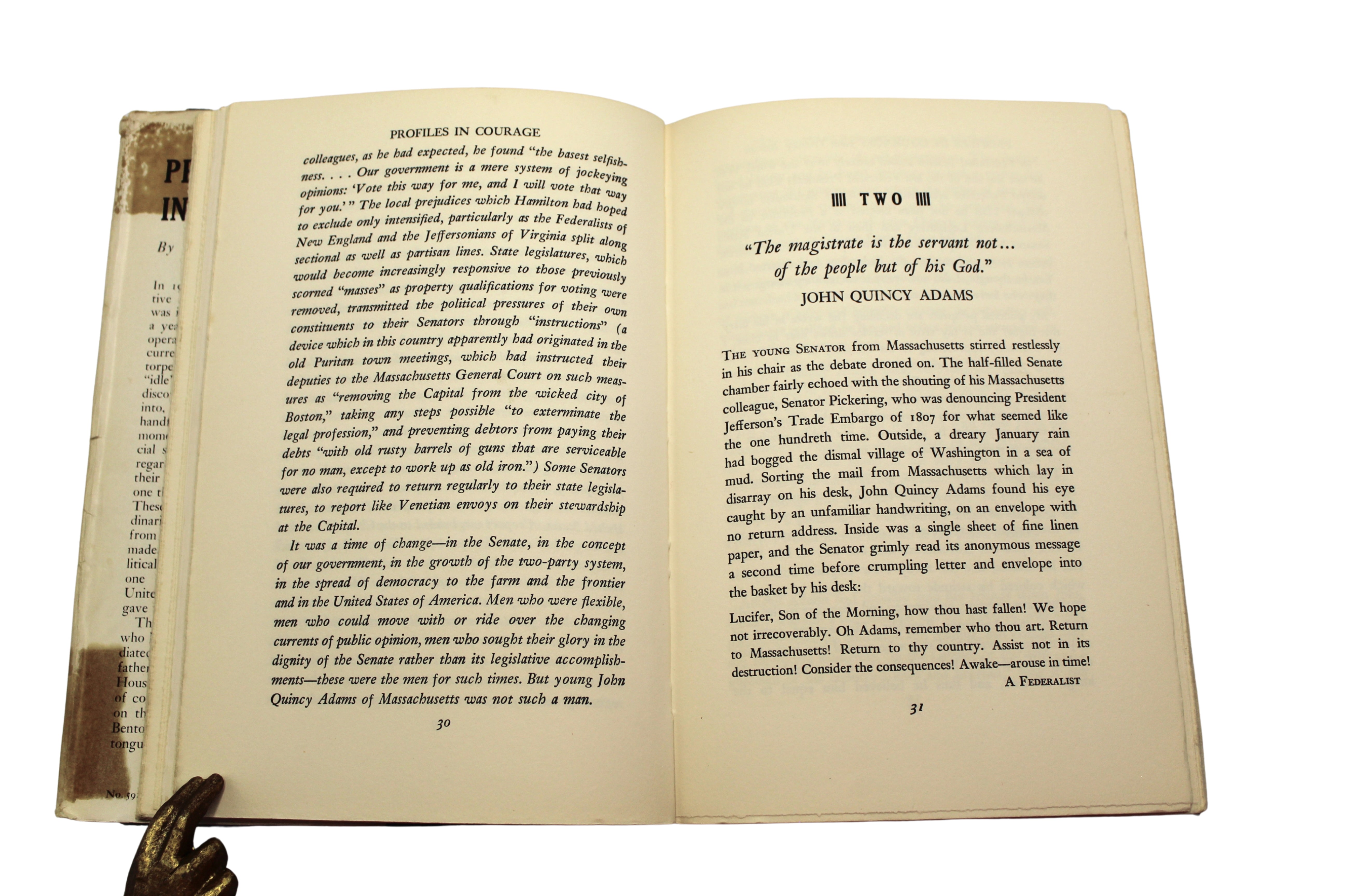 Profiles in Courage by John F. Kennedy, First Edition, First Printing, 1956
