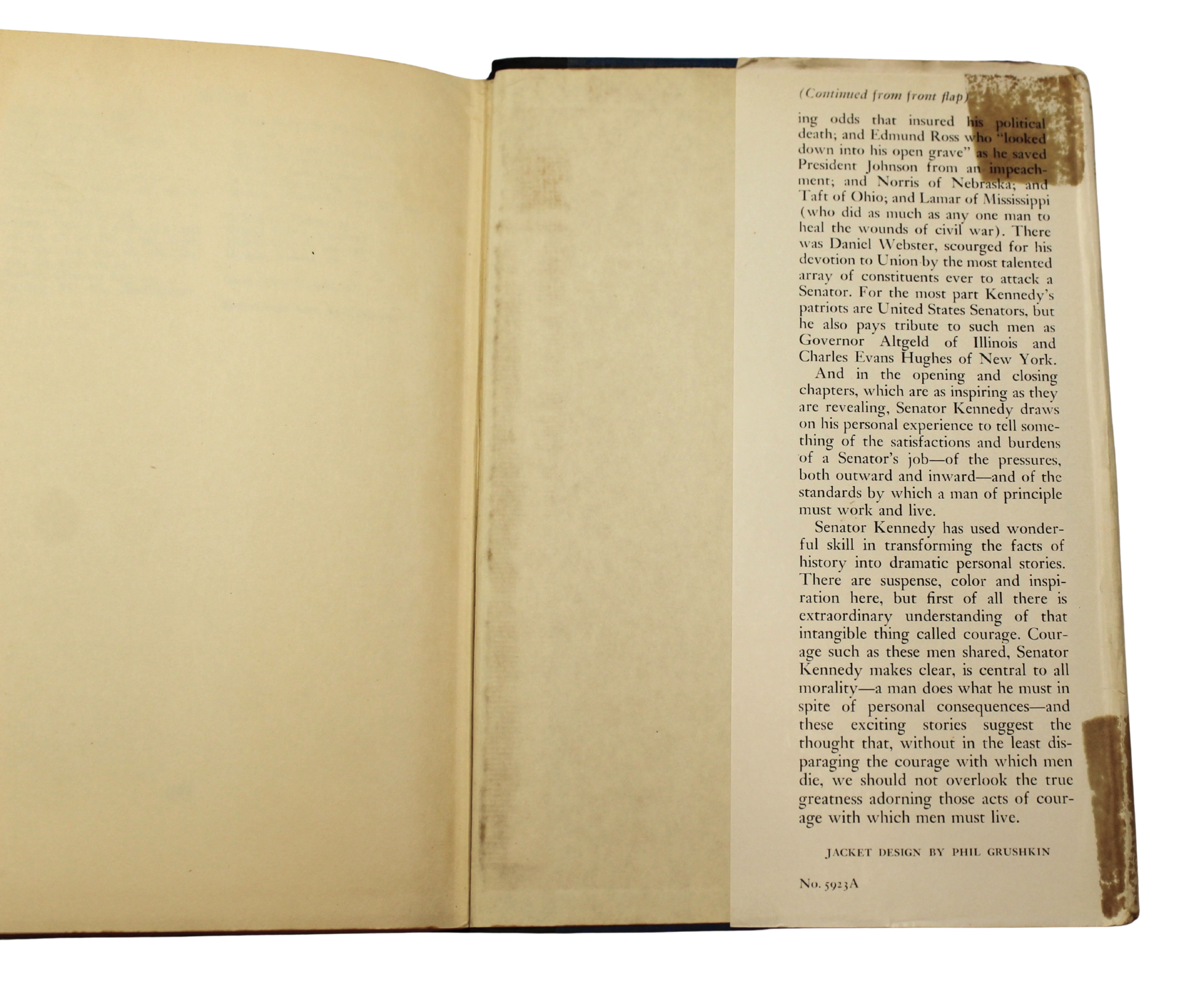 Profiles in Courage by John F. Kennedy, First Edition, First Printing, 1956