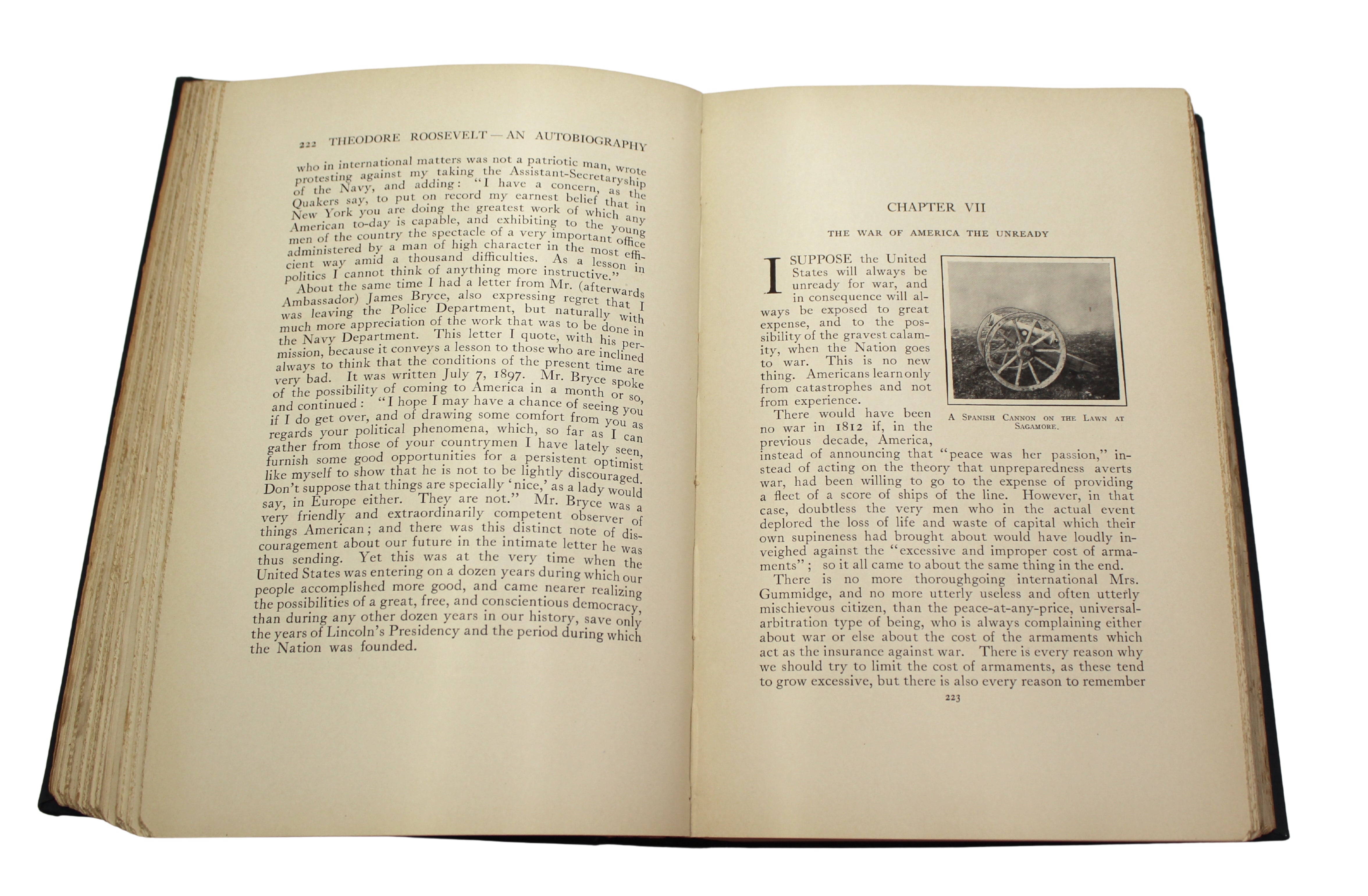 Theodore Roosevelt: An Autobiography by Theodore Roosevelt, First Edition, 1913