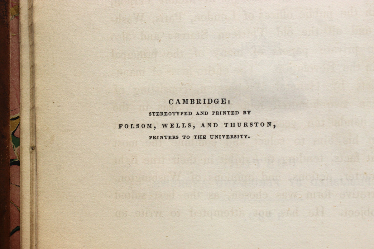 The Life of George Washington by Jared Sparks, First Edition, 1839
