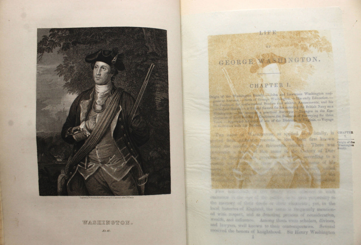 The Life of George Washington by Jared Sparks, First Edition, 1839