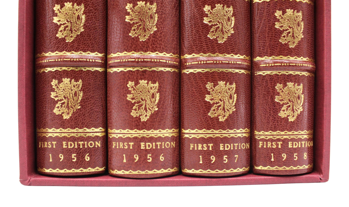 A History of the English-Speaking Peoples by Winston Churchill, First Editions, Four Volume Set, 1956-58