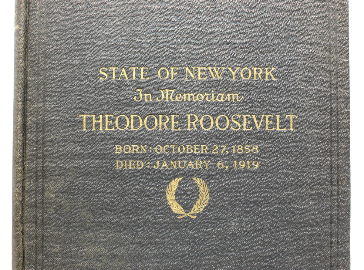 A Memorial to Theodore Roosevelt, Authorized by the State of New York Legislature, 1919