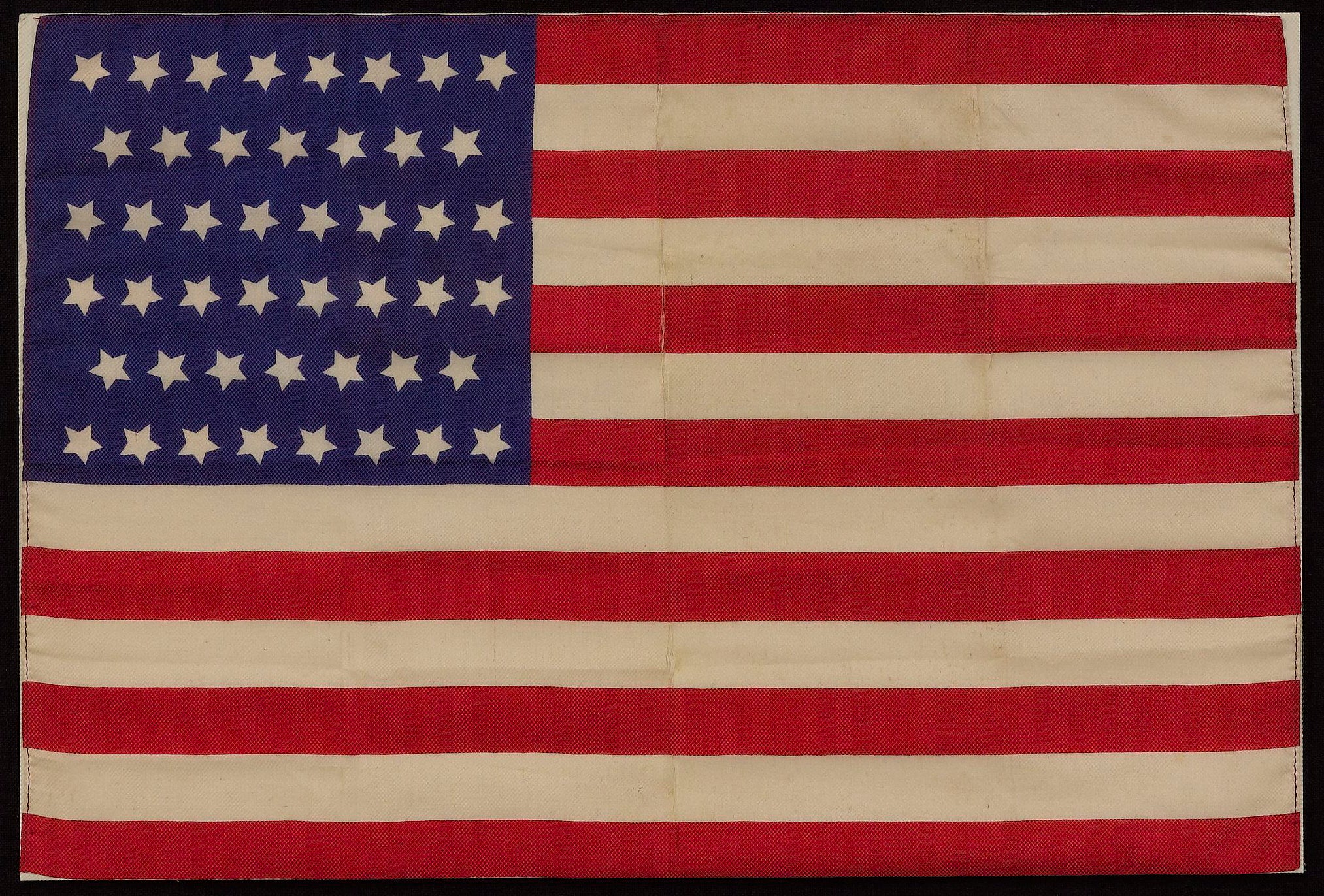 46-Star American Flag, Celebrating Oklahoma Statehood, circa 1908-1912