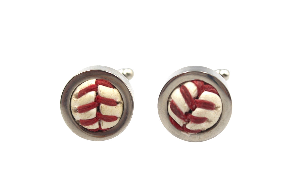 MLB Game-Used Baseball Cufflinks