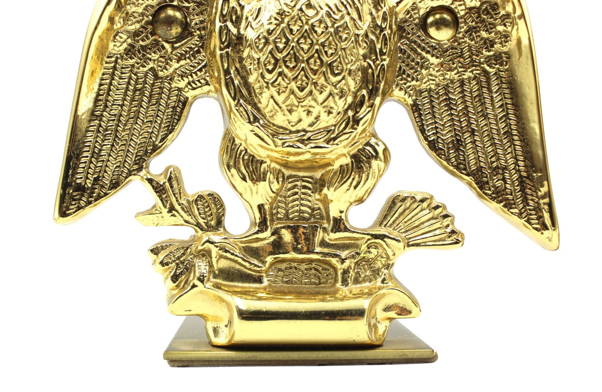 Vintage American Eagle Bookends by Baldwin Brass
