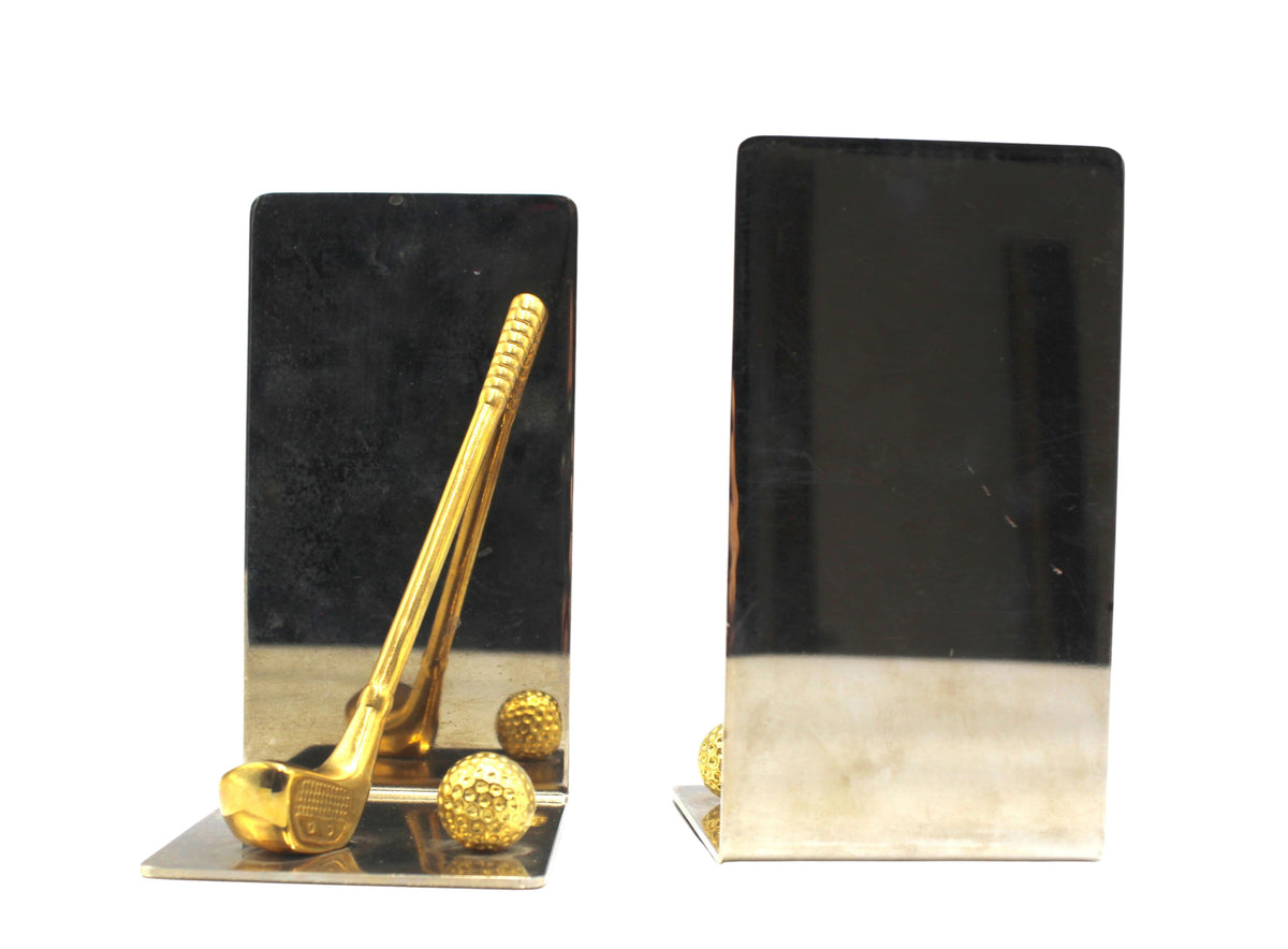Vintage Golf Club Bookends