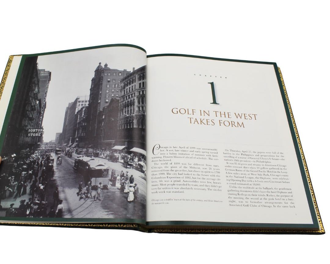 A Century of Golf: Western Golf Association 1899 - 1999 by Tim Cronin, Limited Edition, Binder's Copy, 1998 - The Great Republic