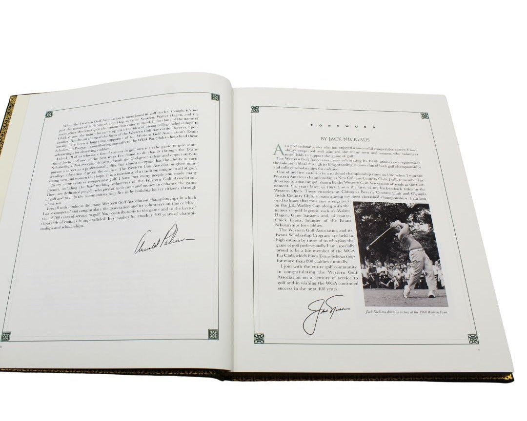 A Century of Golf: Western Golf Association 1899 - 1999 by Tim Cronin, Limited Edition, Binder's Copy, 1998 - The Great Republic