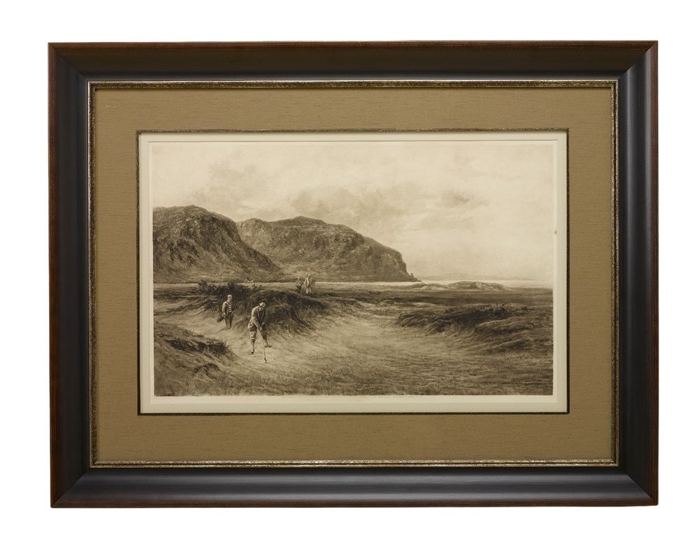 "A Difficult Bunker" by Douglas Adams, Photogravure, Circa 1894 - The Great Republic
