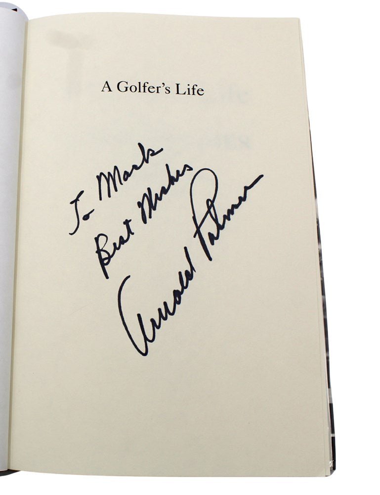 A Golfer's Life by Arnold Palmer and James Dodson, Signed by Palmer, First Edition, 1999 - The Great Republic