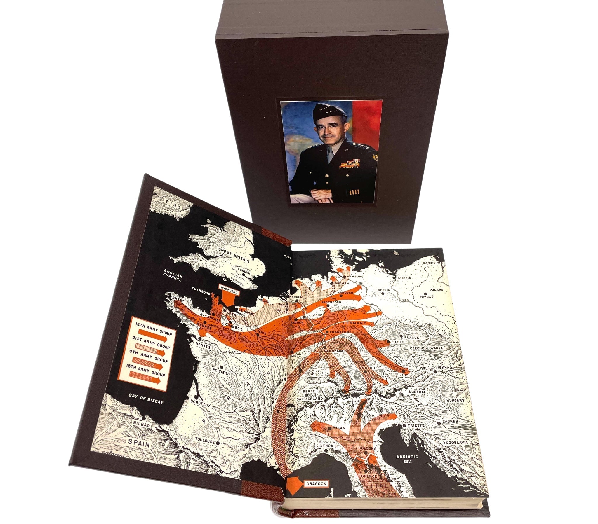 A Soldier's Story, Signed and Inscribed by Omar Bradley, First Edition, 1951 - The Great Republic