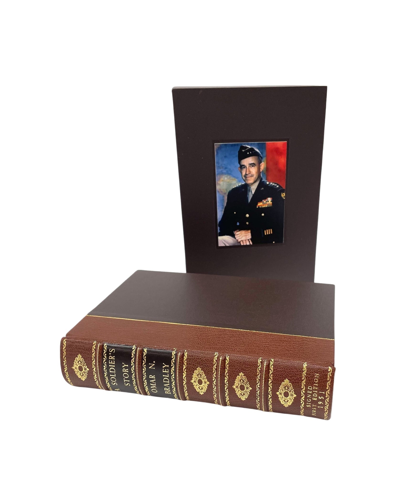 A Soldier's Story, Signed and Inscribed by Omar Bradley, First Edition, 1951 - The Great Republic
