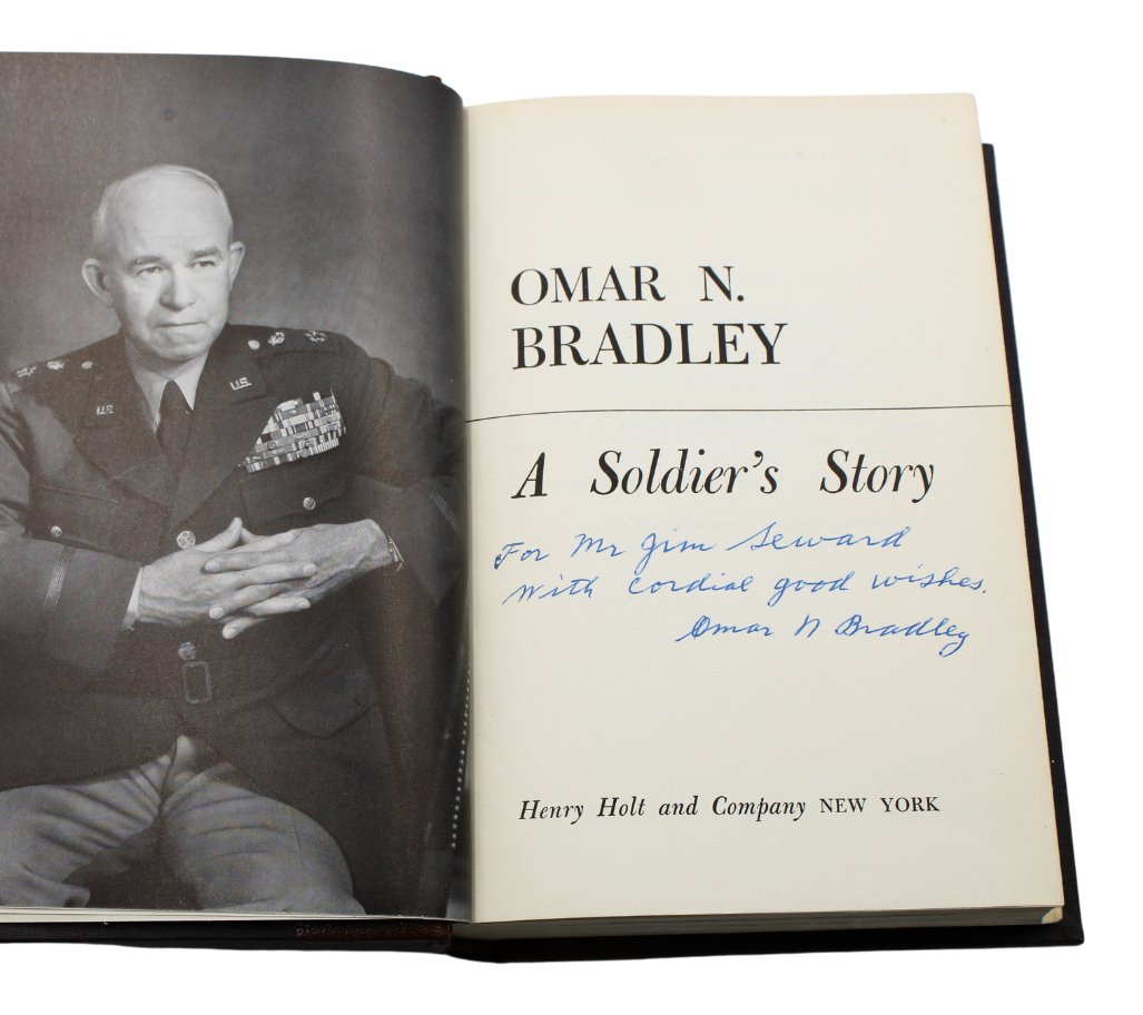 A Soldier's Story, Signed and Inscribed by Omar Bradley, First Edition, 1951 - The Great Republic