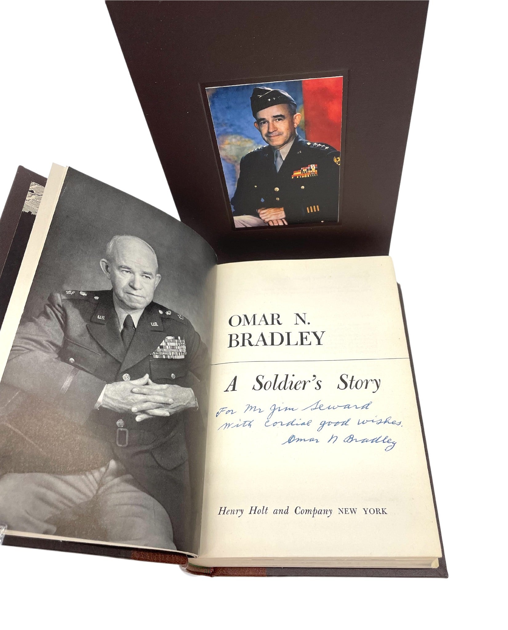 A Soldier's Story, Signed and Inscribed by Omar Bradley, First Edition, 1951 - The Great Republic