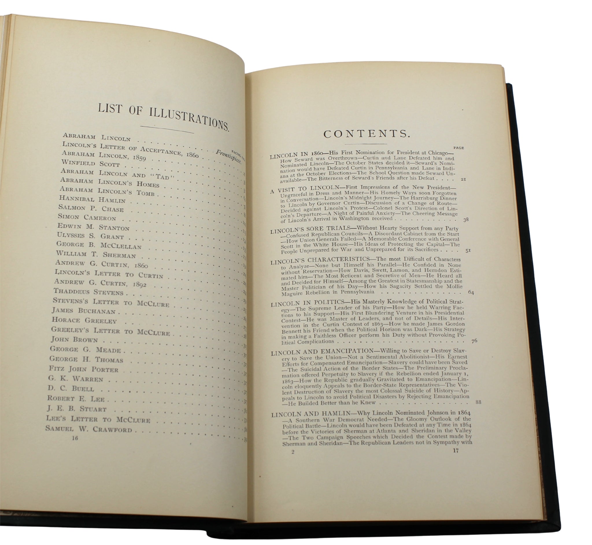 Abraham Lincoln and Men of War - Times by A. K. McClure, First Edition, in Original Boards, 1892 - The Great Republic